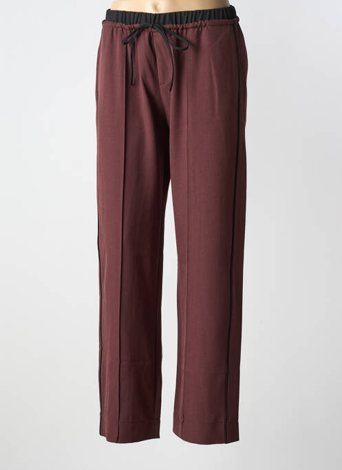 Pantalon drept maro ANGE femeie