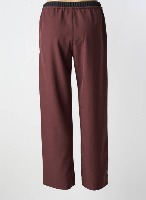 Pantalon drept maro ANGE femeie