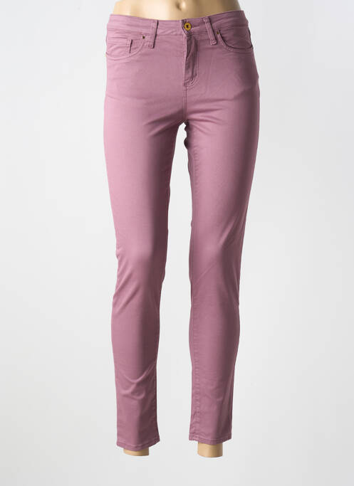 Pantalon slim violet LCDN femeie