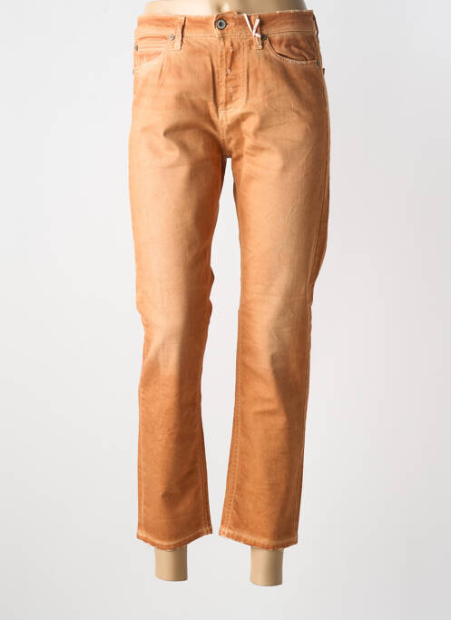 Blugi cu croială slim portocaliu PLEASE femeie