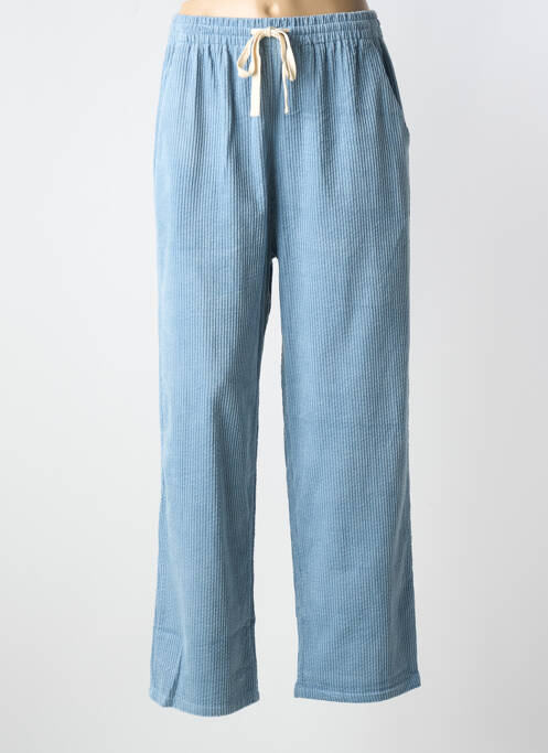 Pantalon larg albastru GRACE & MILA femeie