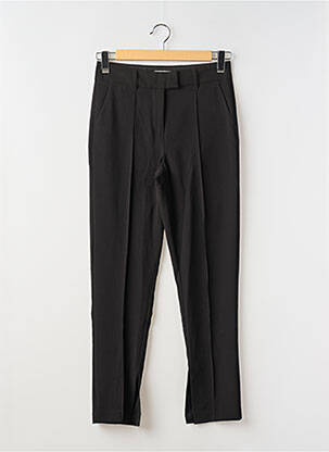 Pantalon slim țesătură poplin mărime normală negru B.YOUNG femeie
