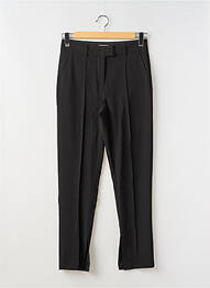 Pantalon slim țesătură poplin mărime normală negru B.YOUNG femme