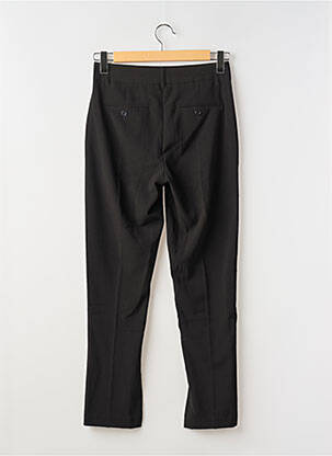 Pantalon slim țesătură poplin mărime normală negru B.YOUNG femeie