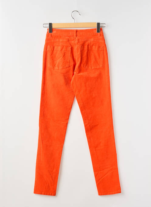 Pantalon slim portocaliu ÉTYMOLOGIE femeie