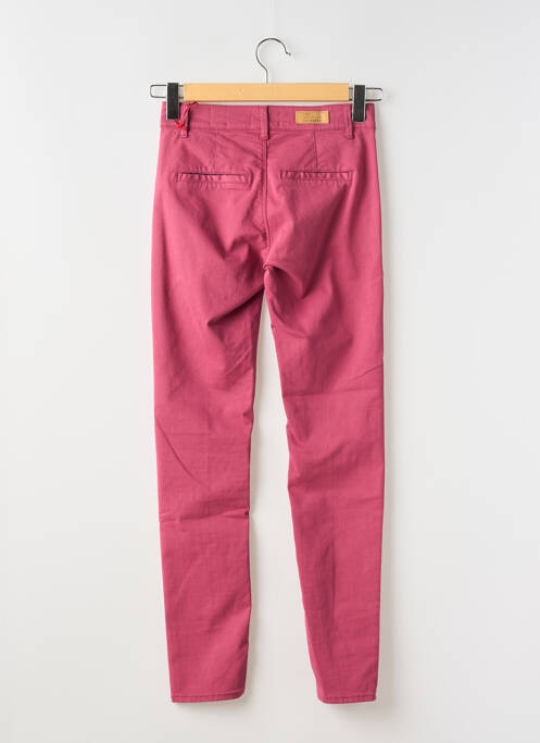 Pantalon slim roz HAPPY femeie