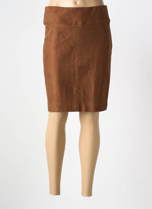 Fustă midi maro DOLCEZZA femeie