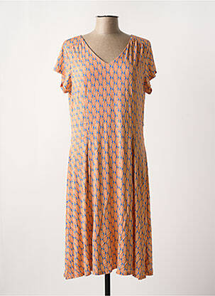 Rochie midi portocaliu FELINO femeie