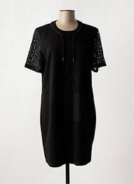 Rochie scurtă mâneci scurte mâneci scurte negru BARBARA LEBEK femme