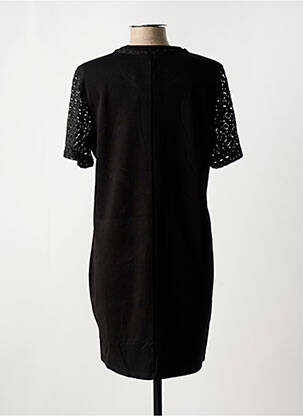 Rochie scurtă mâneci scurte mâneci scurte negru BARBARA LEBEK femeie