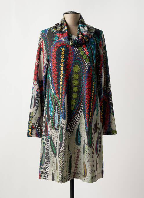 Rochie midi negru MALOKA femeie