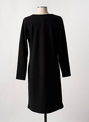 Rochie midi țesătură crep mâneci lungi negru GUY DUBOUIS femeie