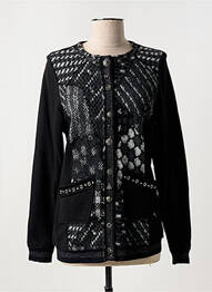 Jachete casual guler rotund negru MERI & ESCA femme