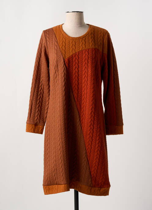 Rochie midi portocaliu MERI & ESCA femeie