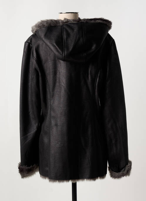 Palton scurt buzunare cu glugă negru GUY DUBOUIS femme