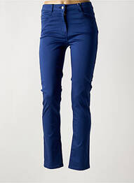 Pantalon slim buzunare albastru DIANE LAURY femme