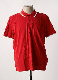 Polo croială dreaptă mâneci scurte roșu LEE COOPER homme