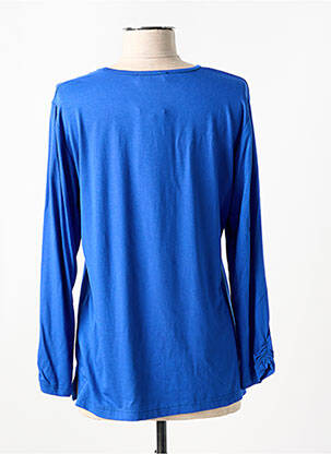 Tricou mâneci lungi mâneci lungi albastru MERI & ESCA femeie