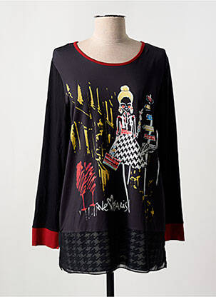 Tunică mâneci lungi negru GUY DUBOUIS femeie