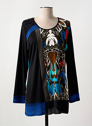 Tunică mâneci lungi negru MERI & ESCA femeie