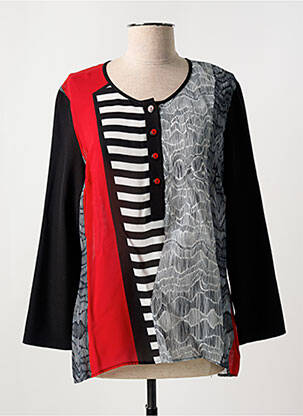 Tunică mâneci lungi negru GUY DUBOUIS femeie