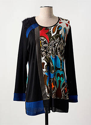 Tunică mâneci lungi negru MERI & ESCA femeie