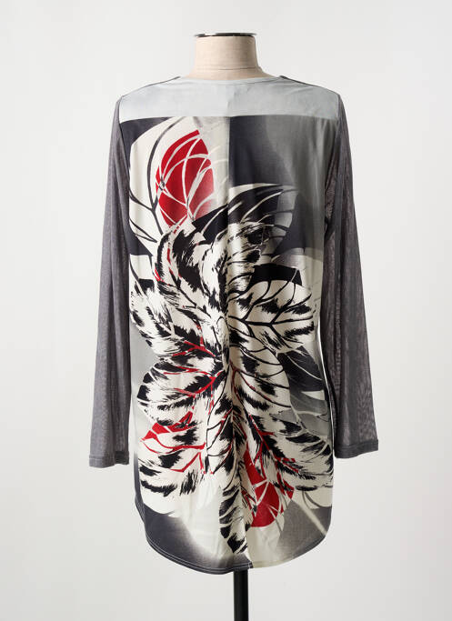 Tunică mâneci lungi gri MERI & ESCA femeie