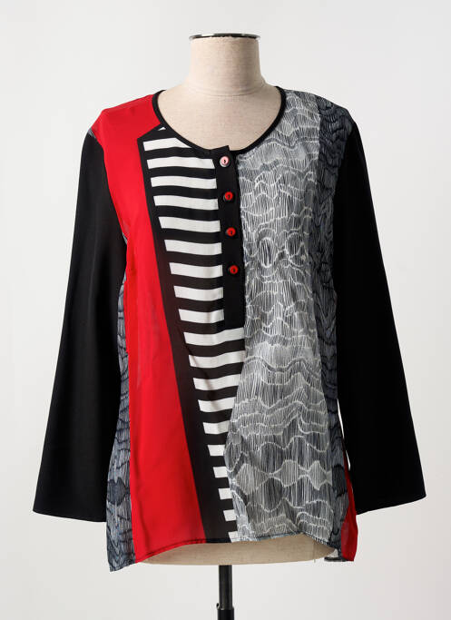 Tunică mâneci lungi negru GUY DUBOUIS femeie