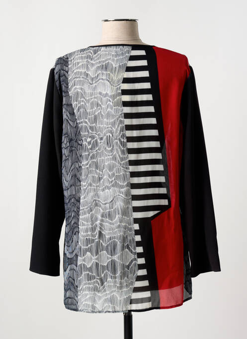 Tunică mâneci lungi negru FRANCE RIVOIRE femeie