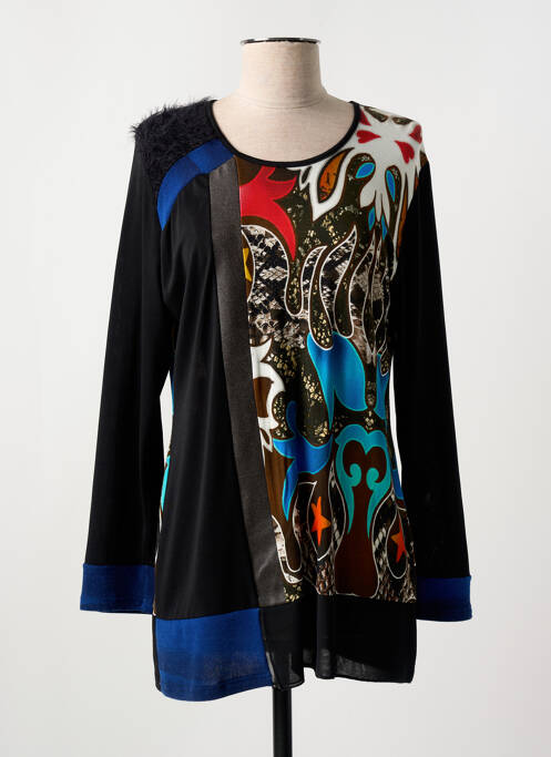 Tunică mâneci lungi negru MERI & ESCA femeie