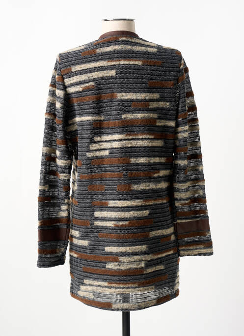 Vestă cu mâneci lungi maro MERI & ESCA femeie