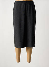 Fustă midi elasticitate gri FRANCE RIVOIRE femme