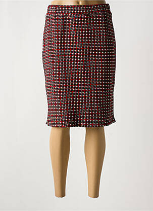 Fustă midi roșu FRANCE RIVOIRE femeie