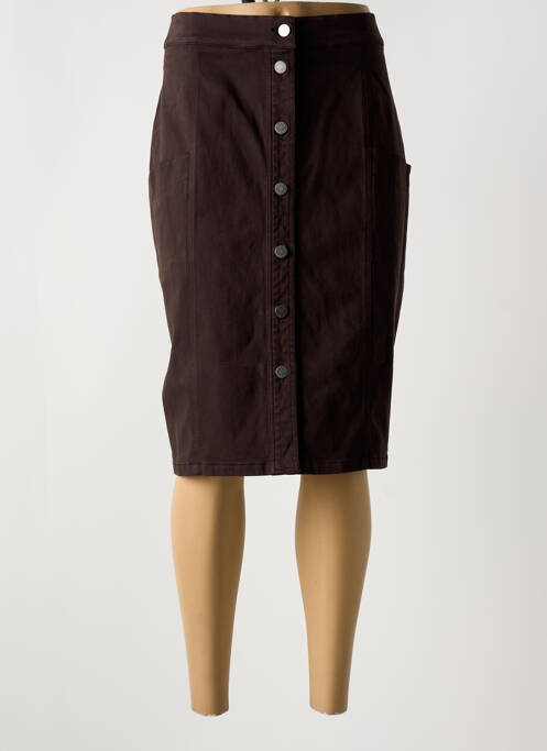 Fustă midi maro GUY DUBOUIS femeie