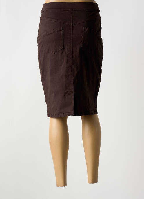 Fustă midi maro GUY DUBOUIS femeie