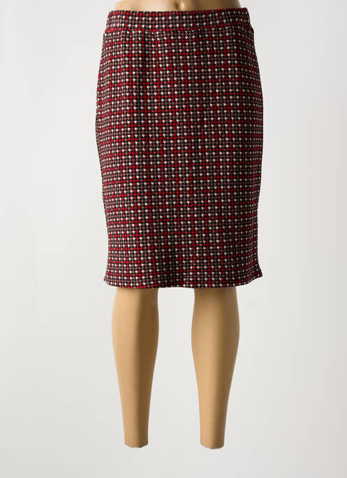 Fustă midi roșu GUY DUBOUIS femeie