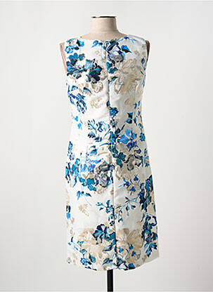 Rochie midi imprimeu floral fără mâneci alb MERI & ESCA femeie