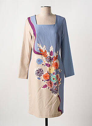 Rochie midi bej MERI & ESCA femeie