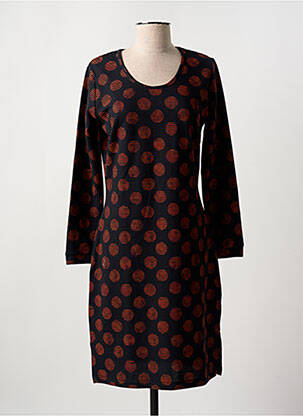Rochie midi mâneci lungi mâneci lungi negru GUY DUBOUIS femeie