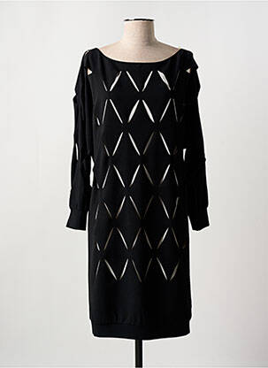 Rochie midi mâneci lungi mâneci lungi negru MERI & ESCA femeie