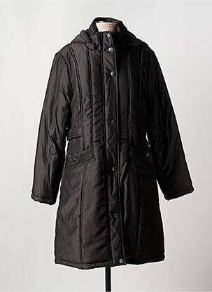 Palton lung negru FRANCE RIVOIRE femeie