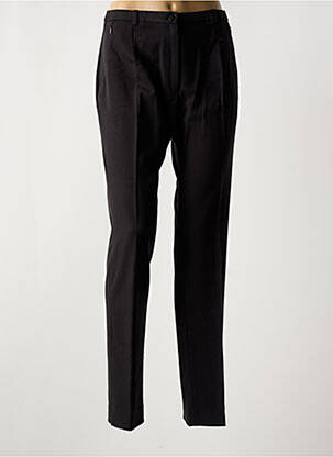 Pantalon slim talie înaltă talie înaltă negru GUY DUBOUIS femeie