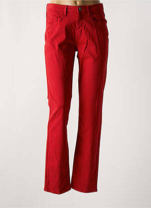 Blugi cu croială slim roșu MERI & ESCA femeie