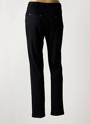 Pantalon slim talie elastică mărime normală negru MERI & ESCA femeie