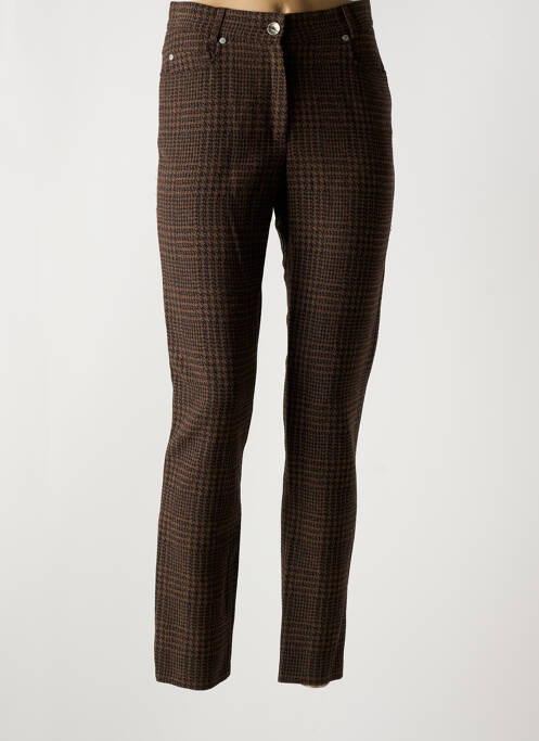 Pantalon slim maro GUY DUBOUIS femeie