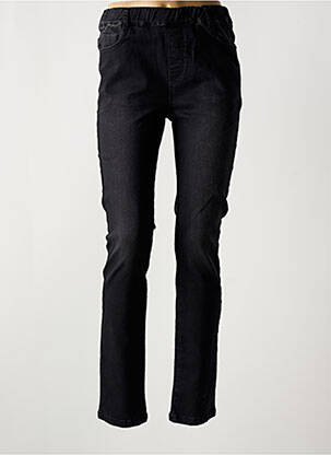 Jegging țesătură denim mărime normală negru QUATTRO femeie