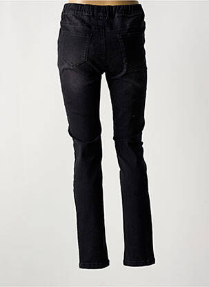 Jegging țesătură denim mărime normală negru QUATTRO femeie