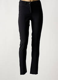Pantalon slim buzunare talie înaltă negru GREGORY PAT femme
