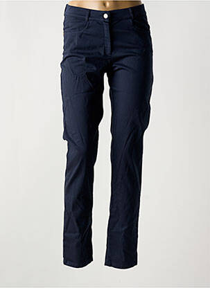 Pantalon slim albastru GUY DUBOUIS femeie