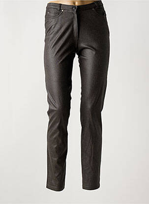 Pantalon slim elasticitate mărime normală maro MERI & ESCA femeie